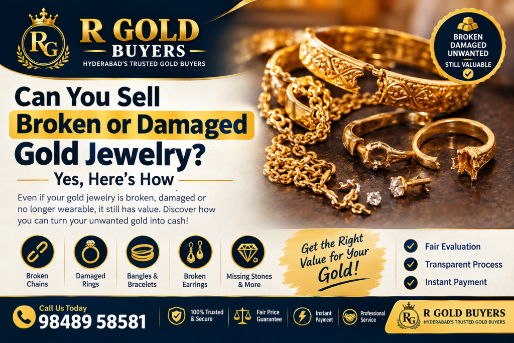 Can You Sell Broken or Damaged Gold Jewelry?